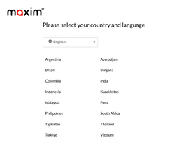 'taximaxim.com' screenshot