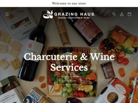 grazinghaus.com homepage screenshot