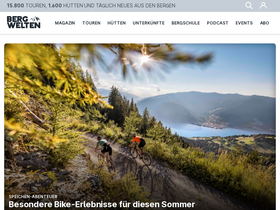 'bergwelten.com' screenshot