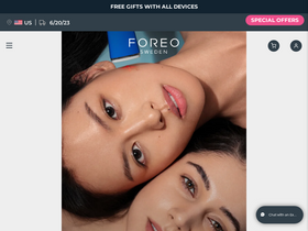 'foreo.com' screenshot