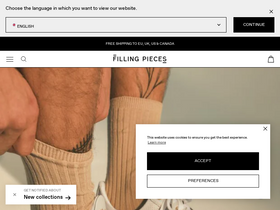 'fillingpieces.com' screenshot