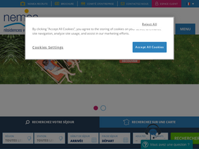 'residence-nemea.com' screenshot