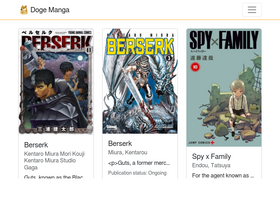 'dogemanga.com' screenshot