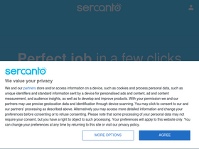 'sercanto.ae' screenshot