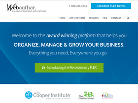 'webauthor.com' screenshot