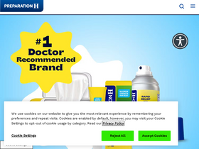 'preparationh.com' screenshot