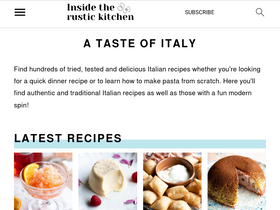 'insidetherustickitchen.com' screenshot