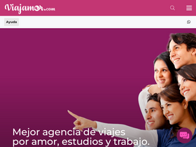 'viajamor.com' screenshot