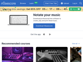 'musescore.com' screenshot