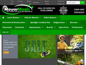 'mowermagic.co.uk' screenshot