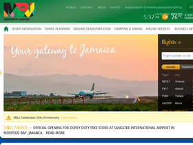 'mbjairport.com' screenshot