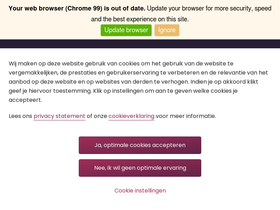 'yacht.nl' screenshot