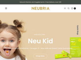Neubria website screenshot