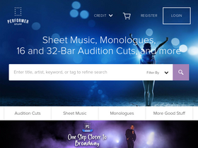 'performerstuff.com' screenshot