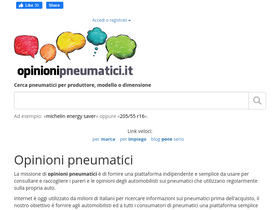 'opinionipneumatici.it' screenshot