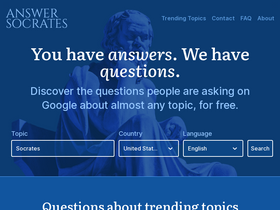 'answersocrates.com' screenshot