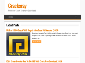 'cracksray.com' screenshot