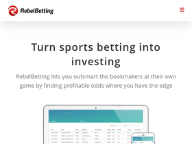 'rebelbetting.com' screenshot