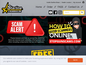'starlinebrass.com' screenshot