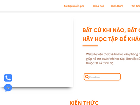 'tinhocmos.edu.vn' screenshot