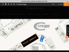ignitedigi.com.au homepage screenshot