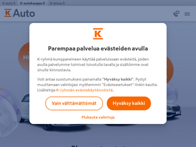 'k-autokauppa.fi' screenshot