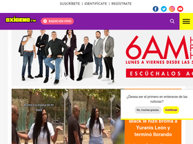 'oxigeno.fm' screenshot