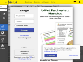 'ubakus.de' screenshot