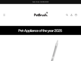 mypetbrush.com homepage screenshot