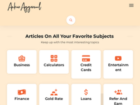 'ankuraggarwal.in' screenshot