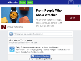 'alldevotion.com' screenshot