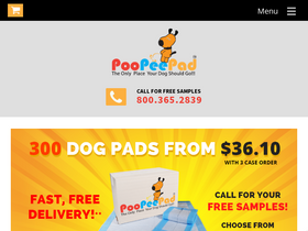 'poopeepads.com' screenshot