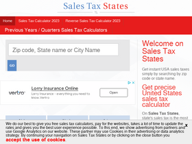 'salestaxstates.com' screenshot