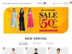 'ivymoda.com' screenshot