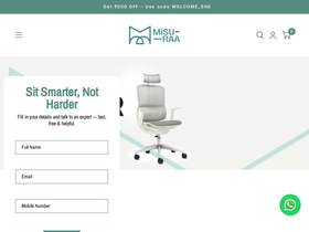misuraa.com homepage screenshot