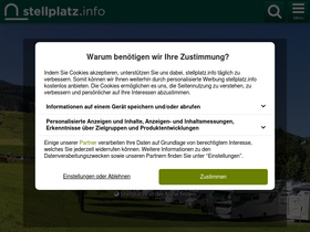 'stellplatz.info' screenshot