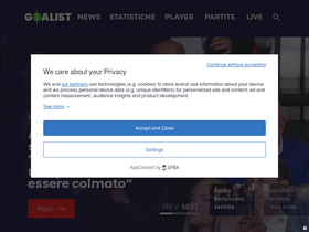'goalist.it' screenshot
