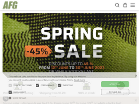 'afg-defense.eu' screenshot