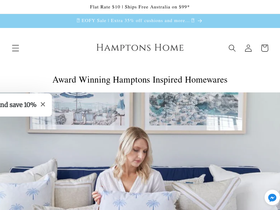 Hamptons Home homepage screenshot