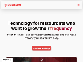 'get.popmenu.com' screenshot