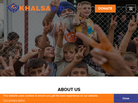 'khalsaaid.org' screenshot