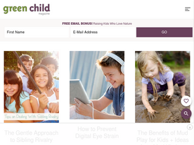 'greenchildmagazine.com' screenshot