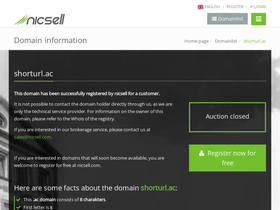 'shorturl.ac' screenshot
