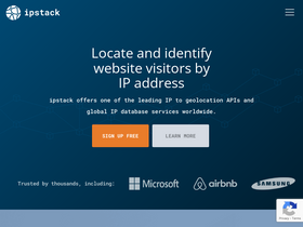 'ipstack.com' screenshot