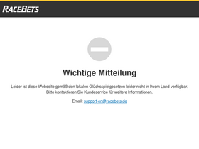 'racebets.de' screenshot