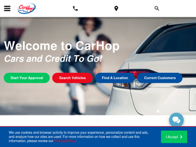 'carhop.com' screenshot