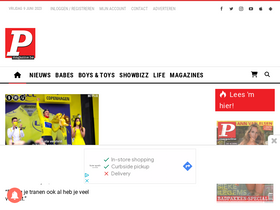 'pnws.be' screenshot