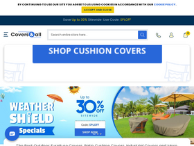 'coversandall.co.uk' screenshot