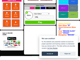 'agarioonline.org' screenshot