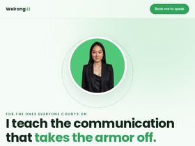 weirongli.com homepage screenshot